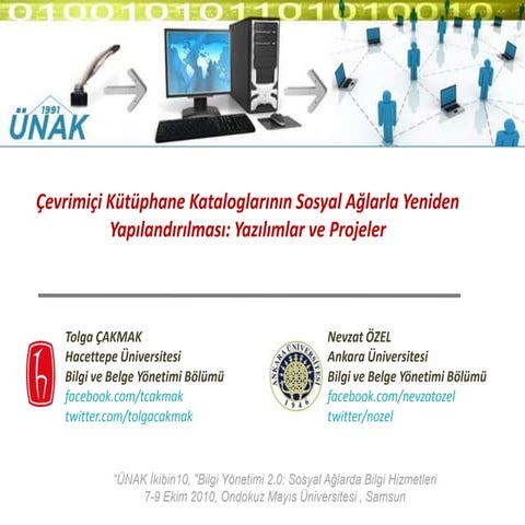 Çevrimiçi Kütüphane Kataloglarının Sosyal Kataloglama Uygulamaları ile Yenide...