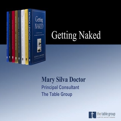 Mary Silva Doctor: Getting Naked