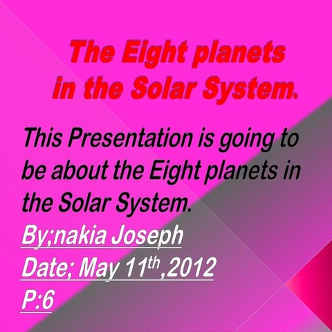 Nakia josephs planets