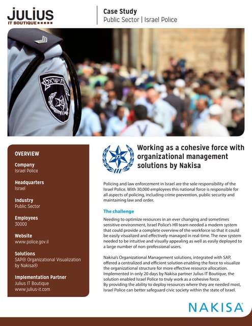 Customer success story: Israel Police