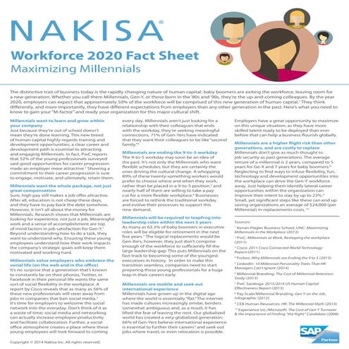 Workforce 2020 fact sheet