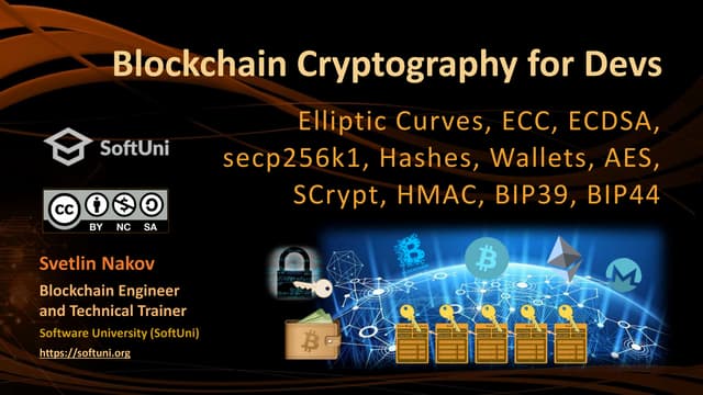 Blockchain Cryptography For Developers Nakov Blockworld 2018 San Blockchain Cryptography For Developers Nakov Blockworld 2018 San