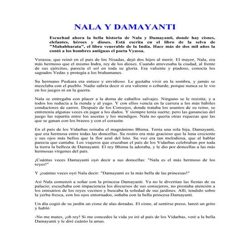 Nala y damayanti