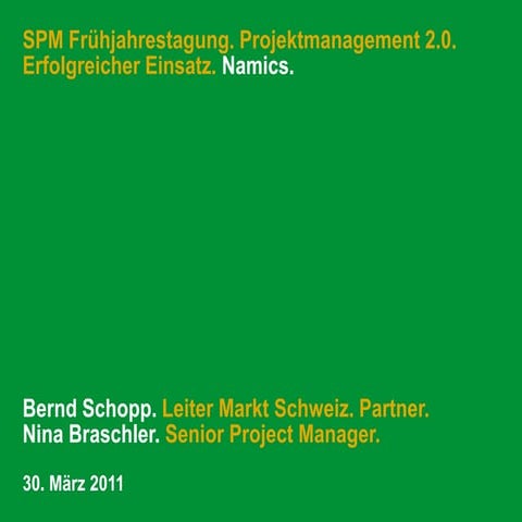 Projektmanagement 2.0 - Erfolgreicher Einsatz von Web 2.0 im Projektmanagement