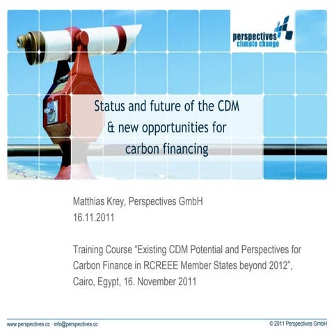 Status and future of the cdm | PPTX