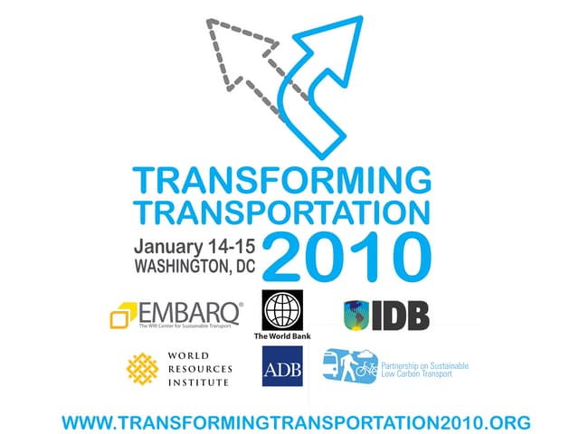 Post-2012 mechanisms for transport