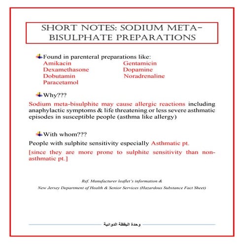 Sodium metabisulphate parenteral prepartaions .pdf