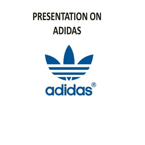 presentation on adidas,
