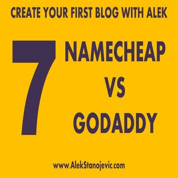 Namecheap vs Godaddy