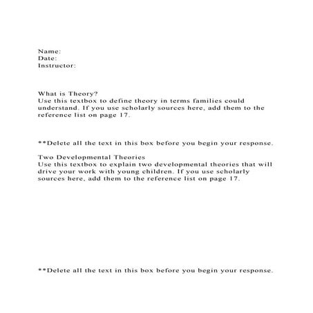 Name DateInstructorWhat is TheoryUse this text.docx