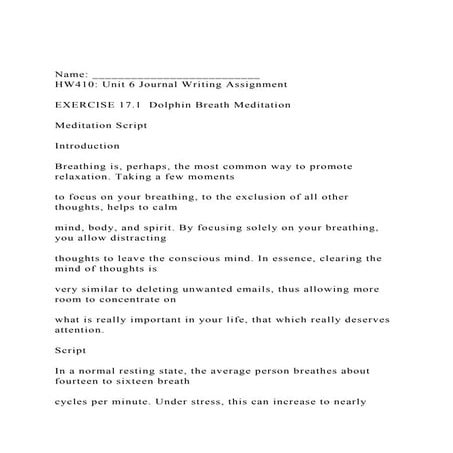 Self-hypnosis, Sample Script | PDF