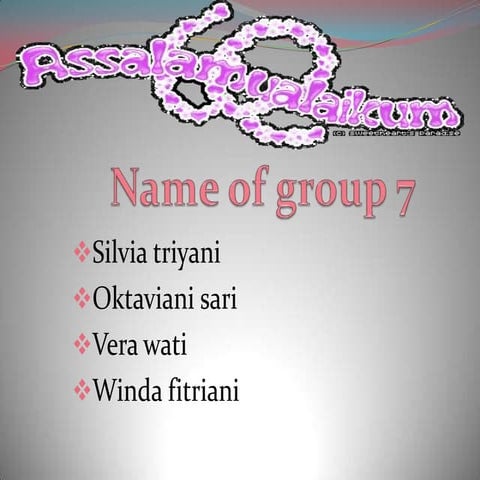 Name of group 7