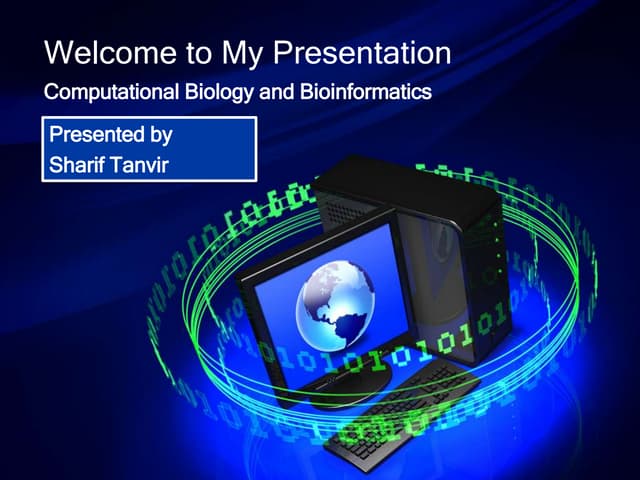 Computational Biology and Bioinformatics