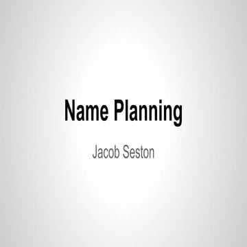 Names | PPT