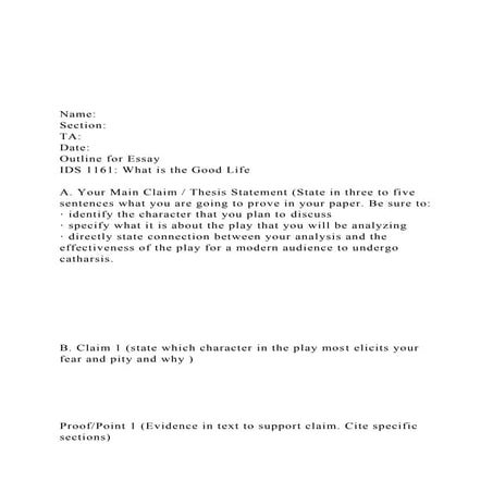 Name Section TADateOutline for EssayIDS 1161.docx