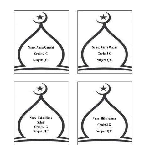 Tags of the class students names class 1 to 5 | DOCX