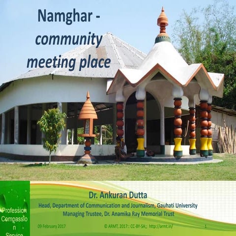 Namghar - A community meeting place