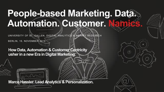 People-based Marketing: How Data, Automatisation & Customer Centricity usher ...