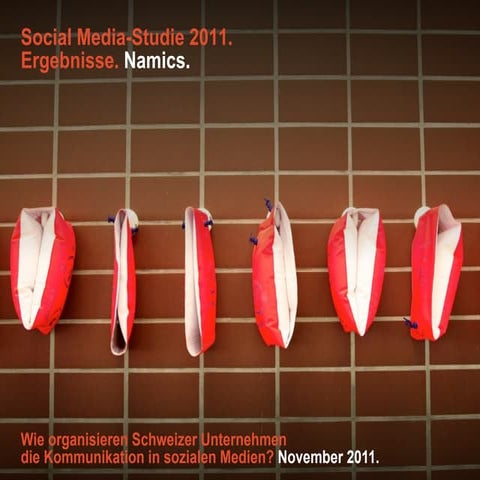 Namics Social Media Studie 2011 - die Ergebnisse