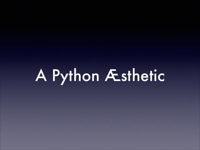 Naming Convention in Python