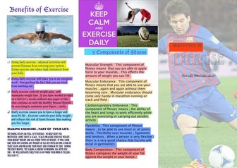 Namisha , fitness brochure 