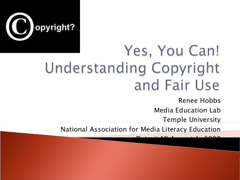 Yes, You Can! Use Copyrighted Materials for Media Literacy