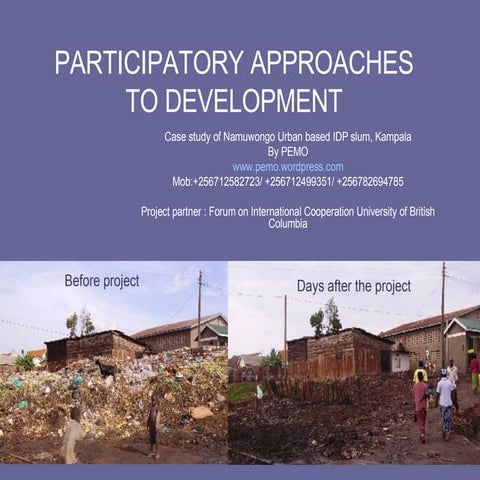 Namuwongo Participatory Approaches To Development