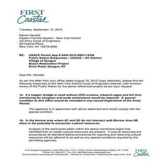 Responses to New York District Corp...