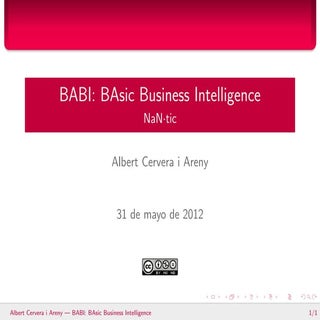 BaBI - Basic Business Intelligence ...