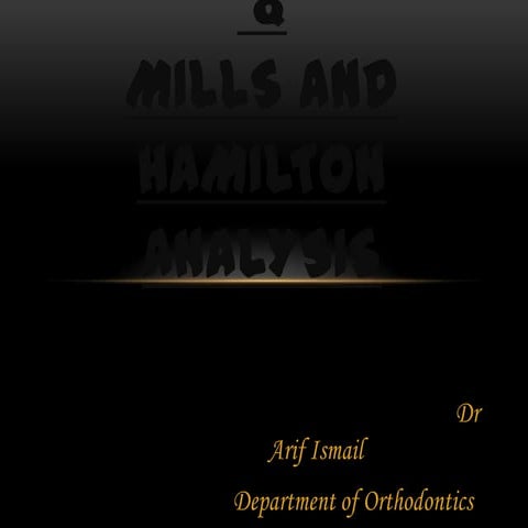Nance mills hamilton model analysis