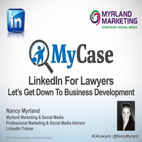 LinkedIn For Lawyers: Let's Get Down To Business Development