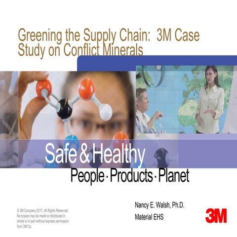 Walsh - 3M Supply Chain Case Study