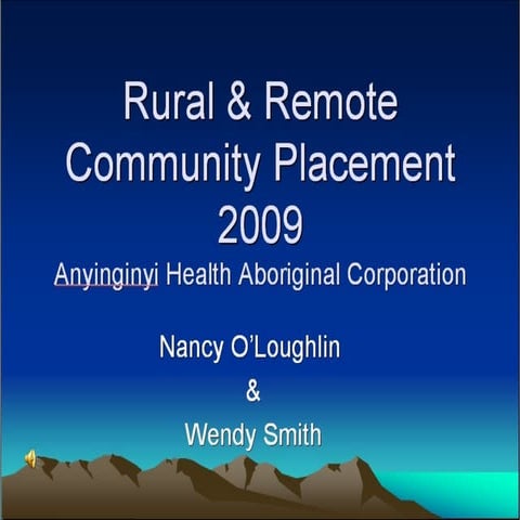 Clinical Placement Pptx