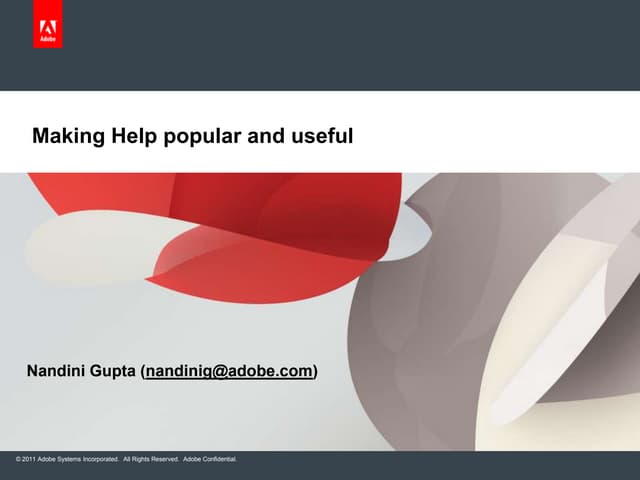 Nandini gupta usefulpopularhelp_tekom