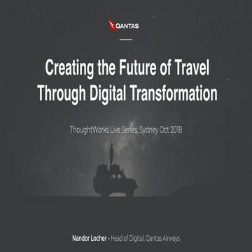 Creating the Future of Airline Travel Through Digital Transformation- Nandor ...