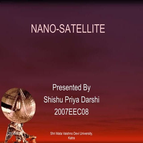Nano satellite 