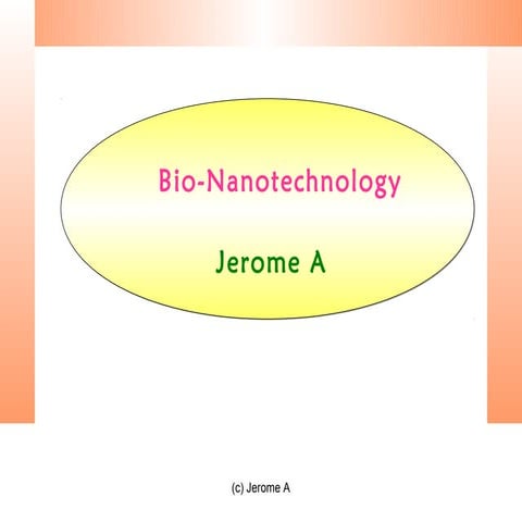 Bio-Nanotechnology