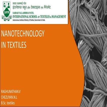 Nano textiles