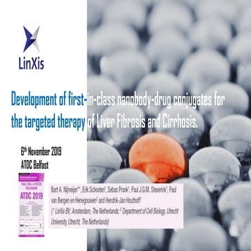 Nanobody drug conjugates linxis - atdc belfast public presentation nov ...