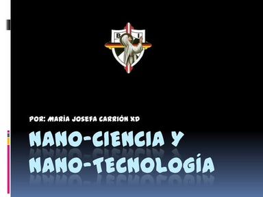 Nanociencia y nanotecnologia
