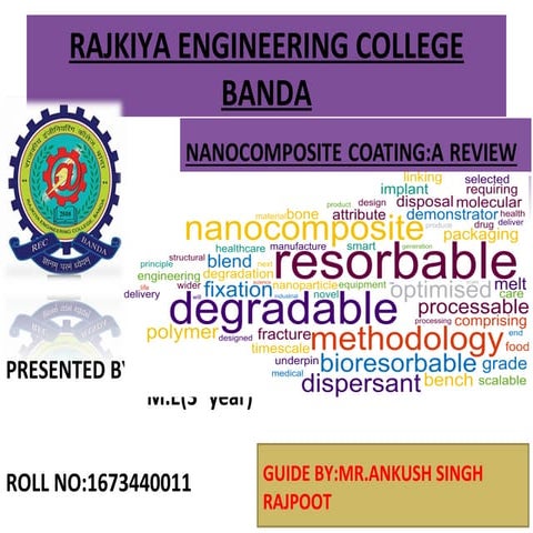 composite and nanocomposite coating:a review (1)