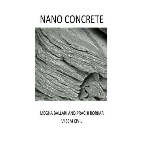Nano concrete ppt3