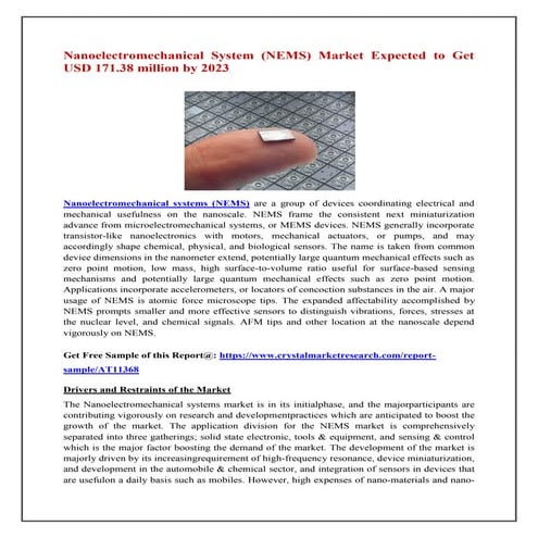 Nanoelectromechanical system