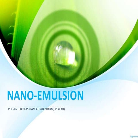 Nanoemulsion 