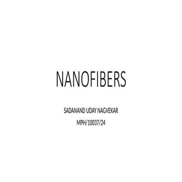 Nanofibres in drug delivery and its applications in pharmaceuticals.pptx