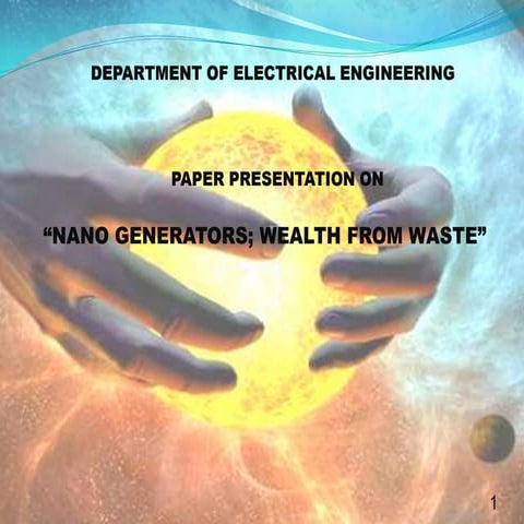 Nanogenerators