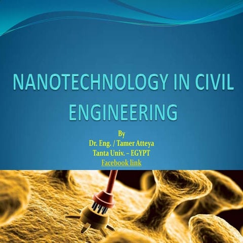 nanotechnology in civil engineering | PPTX