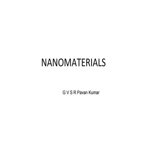 Nanomaterials 