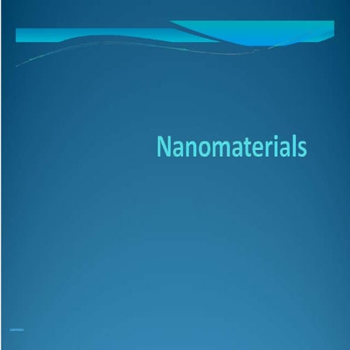 Nanomaterials