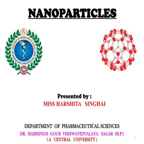 Nanoparticles drug delivery system for medicine